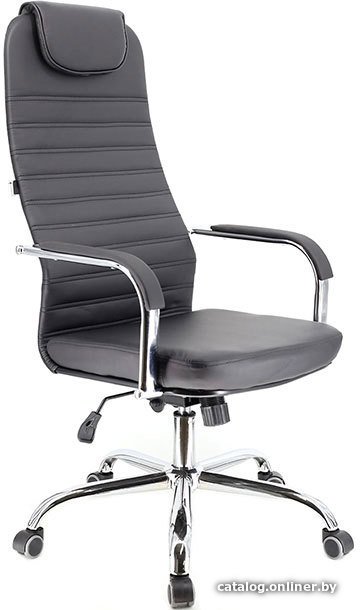 Офисное кресло Everprof EP-708 DMSL (черный, экокожа, резиновые ролики)