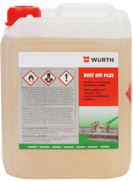 

Wurth Растворитель ржавчины Rost-Off Plus 5л 0890300