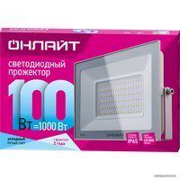 Фонарь Онлайт OFL-100-4K-WH-IP65-LED