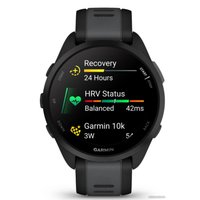 Умные часы Garmin Forerunner 165 (черный/сланцево-серый)