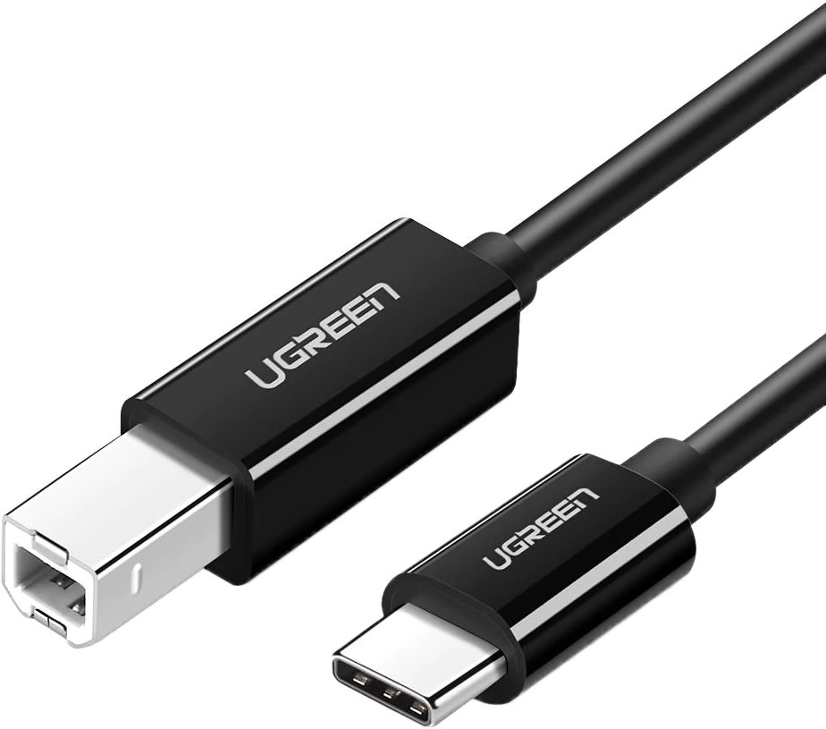 

Кабель Ugreen US241 50446 USB Type-B - USB Type-C (2 м, черный)