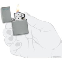 Зажигалка Zippo Classic Flat Grey Zippo Logo 49452ZL