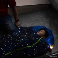 Спальный мешок AceCamp 3978 (синий/кокон)