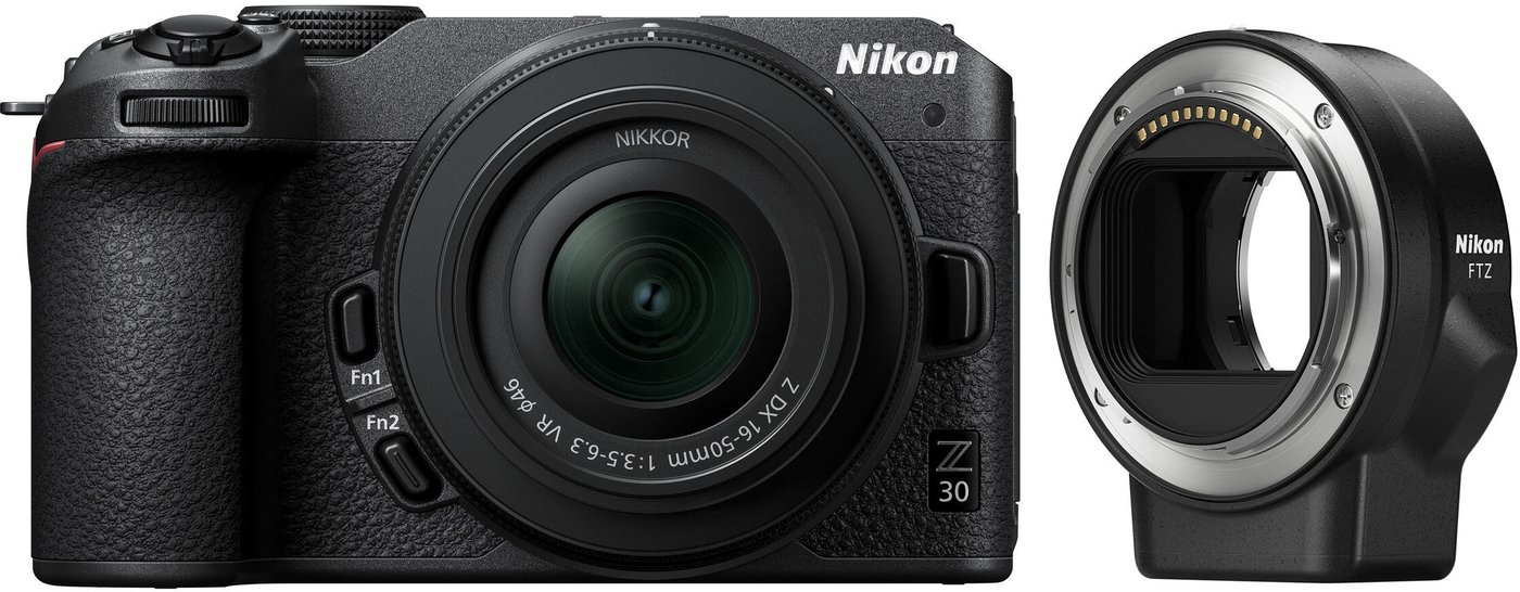 

Беззеркальный фотоаппарат Nikon Z30 Kit 16-50mm f/3.5-6.3 VR + FTZ Adapter
