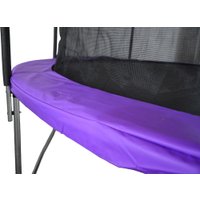 Батут GoUP Elite 12FT (с сеткой и лестницей, фиолетовый)