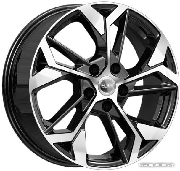 Литые диски K&K КС1062 17x6.5" 5x108мм DIA 65.1мм ET 43мм Алмаз черный