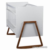 Классическая детская кроватка Мой Малыш Astrid колесо-качалка (белый) в Гродно