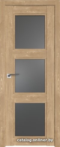 Межкомнатная дверь ProfilDoors 2.27XN L 80x200 (каштан натуральный, стекло графит)