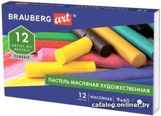 Пастель масляная BRAUBERG 181447 (12 цв.)