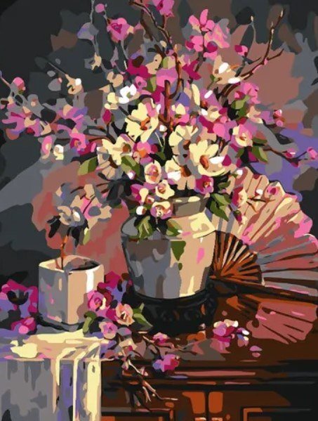 Картина по номерам PaintLine Натюрморт с веером PL-00258