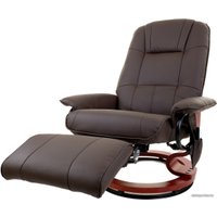 Массажное кресло Calviano 2159 (экокожа, коричневый)