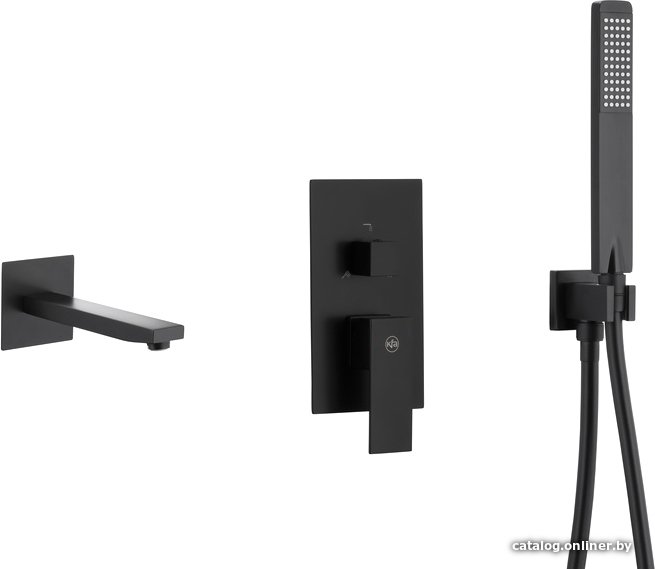 Душевой гарнитур  Armatura Logon Black 5139-401-81