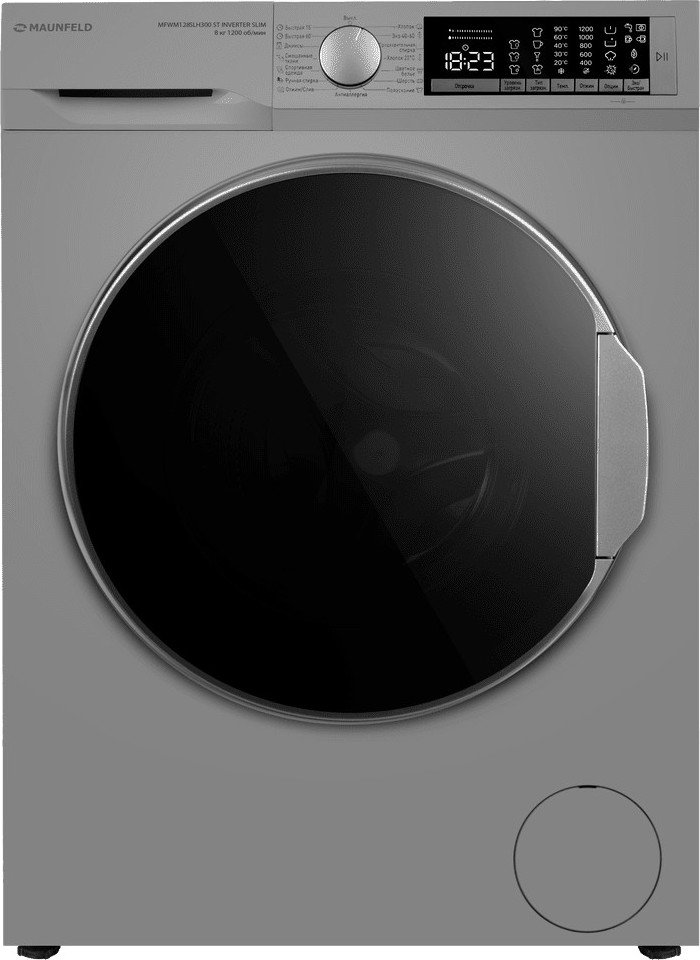 

Стиральная машина MAUNFELD MFWM128SL300 ST Inverter Slim