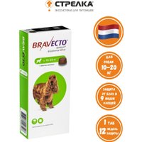 Таблетки от блох и клещей Бравекто от блох и клещей для собак весом 10-20 кг (1 шт)