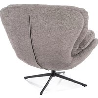 Интерьерное кресло Signal Florence Raven (серый/черный)