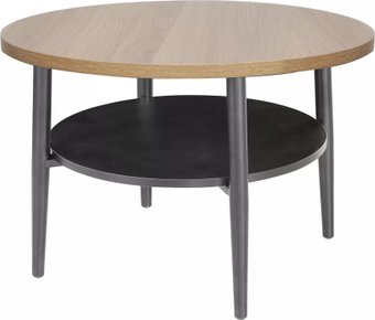 Журнальный столик Signal Ella B (дуб/черный)