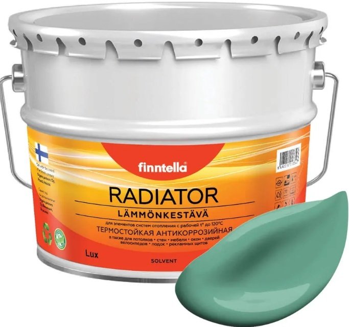 

Краска Finntella Radiator Jade F-19-1-1-FL036 2.7 л (бирюзовый)