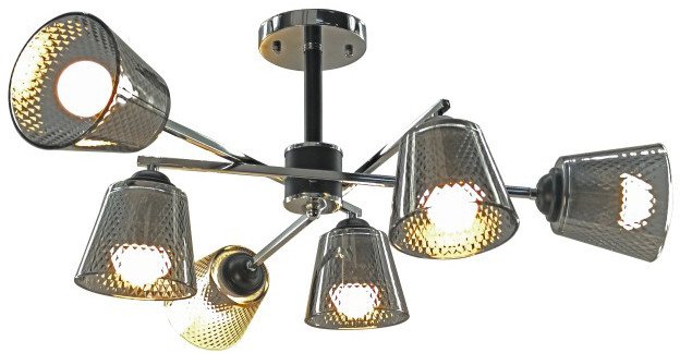 

Люстра Aitin Pro НПБ 02-6x60-105 A4081/6 (хром/черный)