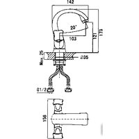 Смеситель D&K DA1382101