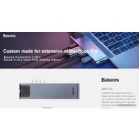 Док-станция Baseus Thunderbolt C+Pro 7-in-1 CAHUB-L0G