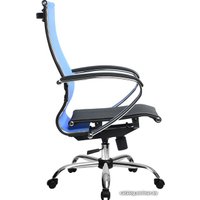 Офисное кресло Metta SK-2-BK Комплект 9, Ch ов/сеч (пластиковые ролики, васильковый)