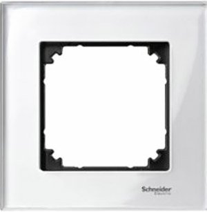 

Рамка Schneider Electric Merten System M MTN404119 (белый бриллиант)
