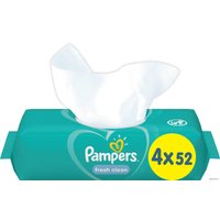 Влажные салфетки Pampers Fresh Clean (4x52 шт) в Гомеле