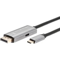 Адаптер VCOM CU480MCPD-1.8M USB Type-A - DisplayPort (1.8 м, черный) в Могилеве