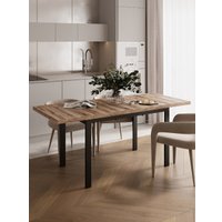 Кухонный стол Senira Велес 120x75 (береза сандал/опора черный)