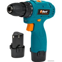 Дрель-шуруповерт Bort BAB-12X2LI-PD 93414097 (с 2-мя АКБ)
