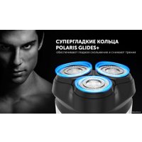 Электробритва Polaris PMR 0613RC wet&dry 4D PRO 5 blades+ (серый металлик)