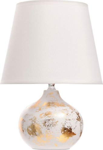 Торшер Risalux Паттио 9680028 (белый/золото)