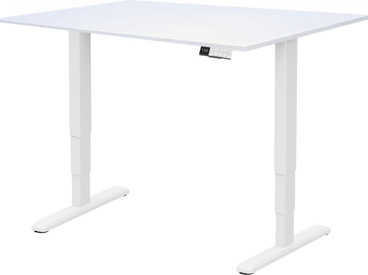 

Стол для работы стоя ErgoSmart Unique Ergo Desk 1380х800х18 мм (Ясень Тронхейм/белый)