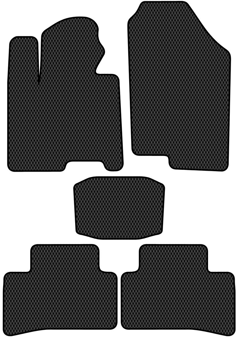 

Комплект ковриков для авто Alicosta Hyundai Mufasa I (suv / NU2) 2023 - Н.В. (черный, ромб)