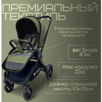 Универсальная коляска Bubago Gaudi (3 в 1, зеленый)