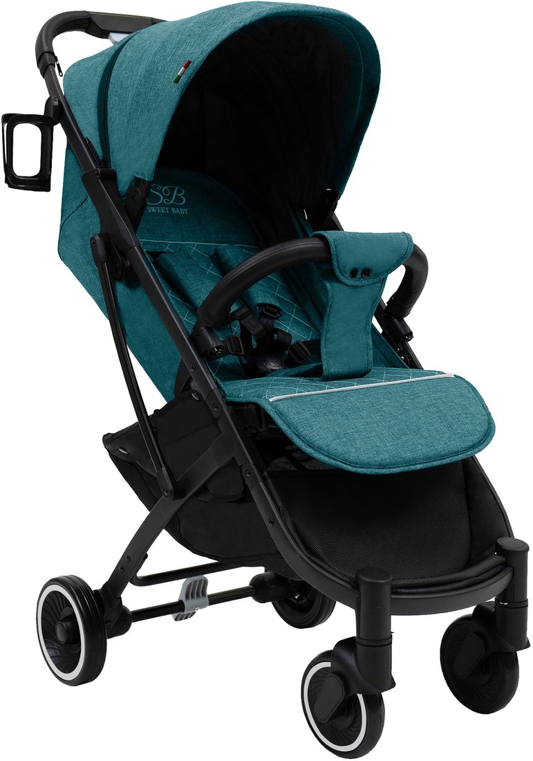

Коляска прогулочная «книга» Sweet Baby Compatto (dark green)