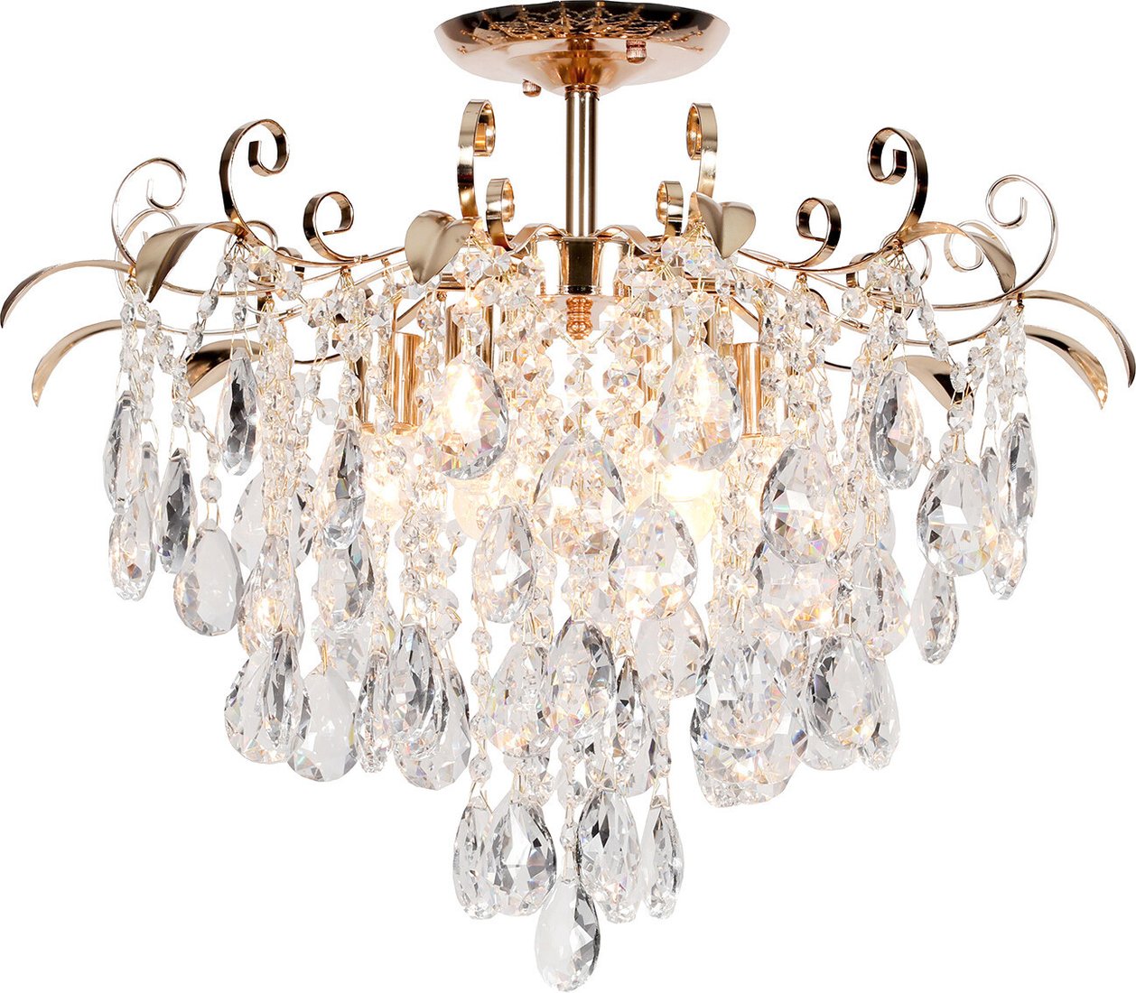 

Люстра средней высоты Escada Kelly 1123/6PL E27*60W Gold
