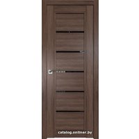 Межкомнатная дверь ProfilDoors 2.76XN L 60х200 (салинас темный, стекло черный триплекс)