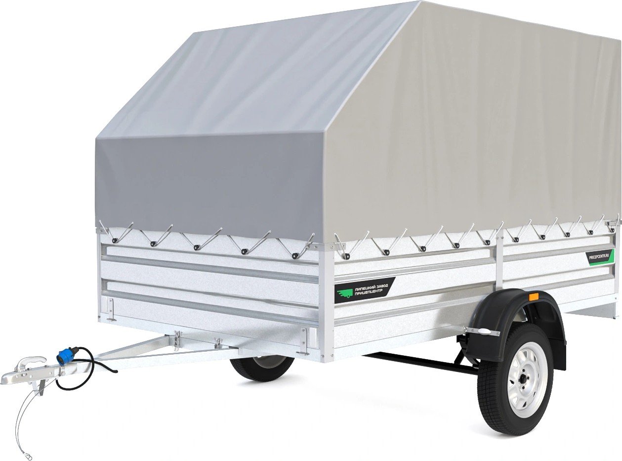 

Одноосный прицеп Титан 3018-05 (3.0х1.8м борт 50см, тент 1200 Аэро)