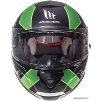 Мотошлем MT Helmets Thunder 3 SV Trace Matt (XS, черный/зеленый)