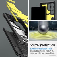 Чехол для телефона Spigen Tough Armor для Galaxy S24 Ultra ACS07300 (черный)