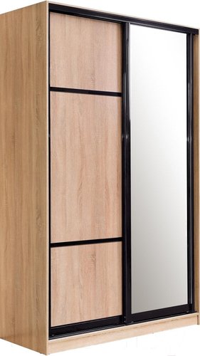 Шкаф-купе Евва 14 SSG.02 АЭП ШК.2 02 (сонома /венге глянец)