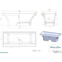 Ванна Astra-Form Капри 180x80