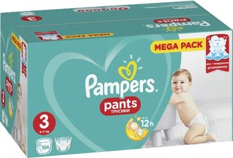 Pampers Pants 3 Midi (104 шт)