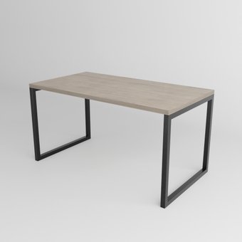 Стол TMB Loft Трентон разборный 1380x700 18 мм (дуб денвер трюфель/черный)