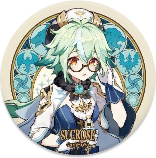Значок miHoYo Mondstadt Can Badge Sucrose GEN93