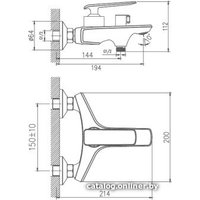 Смеситель Haiba HB60548-8 (белый)