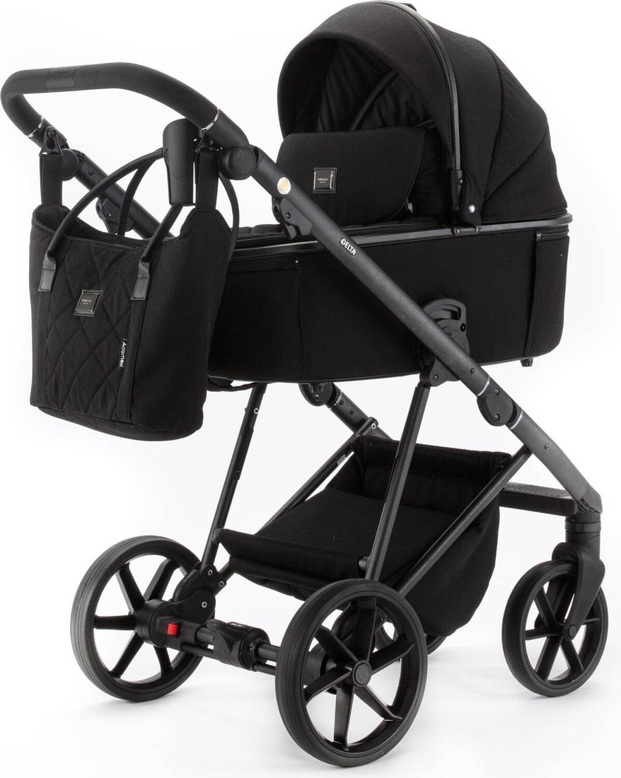 

Универсальная коляска Adamex Delta Natura (2 в 1, DN-11-Carbon)