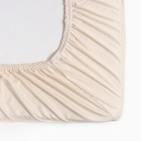 Простыня Мерцана На резинке 90x200x25 10488092 (тенсель, экрю)