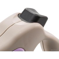 Поводок-рулетка Ferplast Amigo Mini 75700019 (бежевый/фиолетовый)